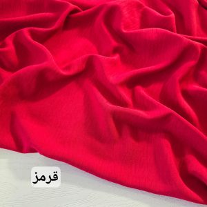 پارچه کرپ ابروبادی درجه یک رنگ قرمز
